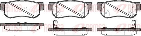 Remsa 0746.32 - Set placute frana,frana disc parts5.com