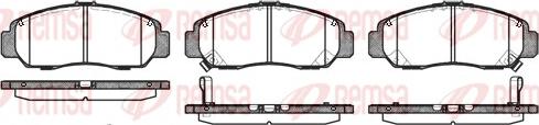 Remsa 0747.12 - Set placute frana,frana disc parts5.com