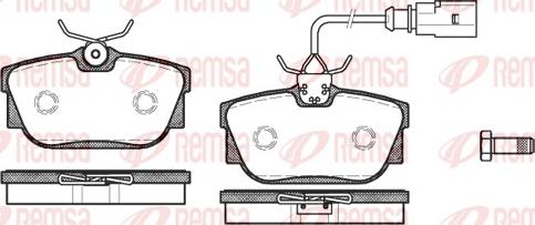 Remsa 0767.01 - Jarrupala, levyjarru parts5.com