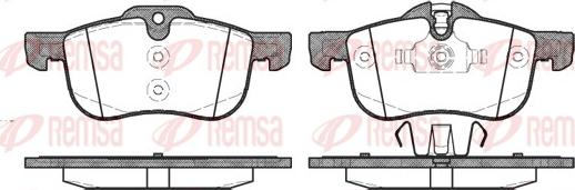 Remsa 0719.00 - Set placute frana,frana disc parts5.com