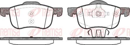 Remsa 0713.00 - Set placute frana,frana disc parts5.com