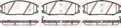 Remsa 0771.12 - Set placute frana,frana disc parts5.com