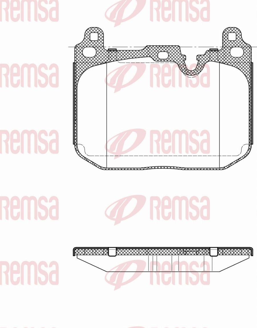 Remsa 1491.20 - Set placute frana,frana disc parts5.com