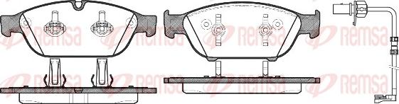 Remsa 1441.12 - Set placute frana,frana disc parts5.com