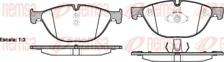 Remsa 1414.00 - Set placute frana,frana disc parts5.com