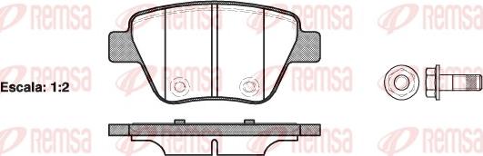 Remsa 1420.00 - Set placute frana,frana disc parts5.com