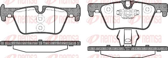 Remsa 1476.00 - Juego de pastillas de freno parts5.com