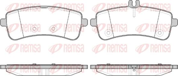 Remsa 1594.00 - Set placute frana,frana disc parts5.com