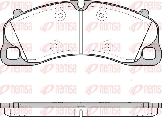 Remsa 1597.00 - Set placute frana,frana disc parts5.com