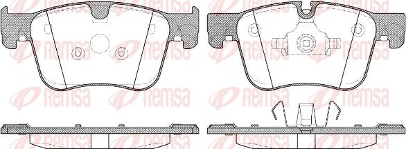 Remsa 1560.00 - Juego de pastillas de freno parts5.com