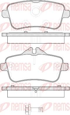 Remsa 1503.00 - Set placute frana,frana disc parts5.com