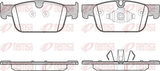 Remsa 1692.10 - Piduriklotsi komplekt,ketaspidur parts5.com