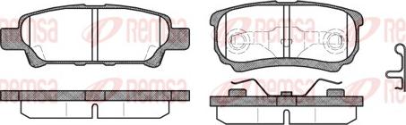 Remsa 1051.02 - Brake Pad Set, disc brake parts5.com