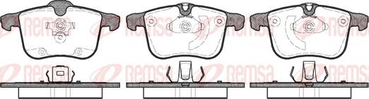 Remsa 1053.00 - Set placute frana,frana disc parts5.com