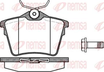 Remsa 1103.00 - Fékbetétkészlet, tárcsafék parts5.com