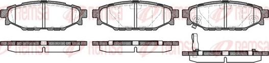 Remsa 1136.01 - Kit de plaquettes de frein, frein à disque parts5.com