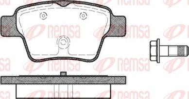 Remsa 1138.00 - Sada brzdových destiček, kotoučová brzda parts5.com