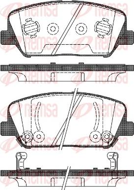 Remsa 1398.02 - Set placute frana,frana disc parts5.com