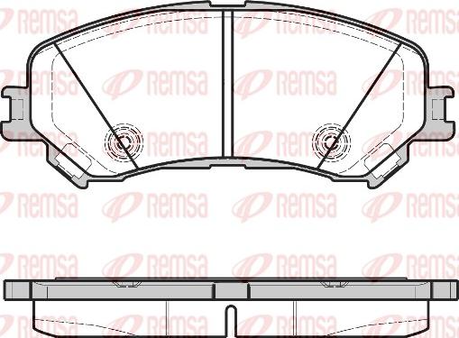 Remsa 1318.20 - Set placute frana,frana disc parts5.com