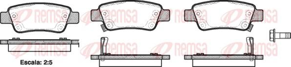 Remsa 1290.02 - Bremsbelagsatz, Scheibenbremse parts5.com