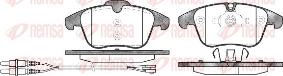 Remsa 1249.01 - Set placute frana,frana disc parts5.com