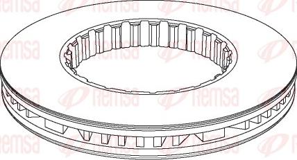 Beral BCR348A - Disc frana parts5.com