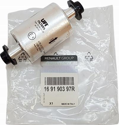 RENAULT 169190397R - Filtru combustibil parts5.com