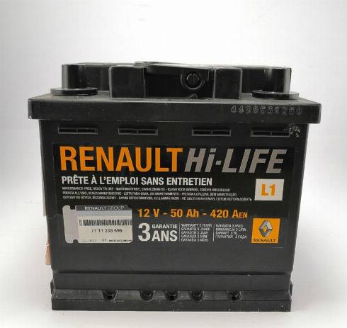 RENAULT 7711238596 - Starter Battery parts5.com