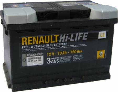 RENAULT 77 11 238 598 - Starter Battery parts5.com