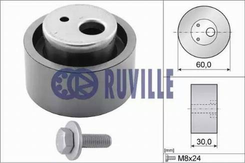 Ruville 55997 - Poulie-tendeur, courroie de distribution parts5.com