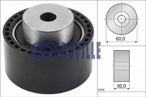 Ruville 55922 - Usmeravajući / vodeći točkić, zupčasti kaiš parts5.com