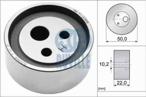 Ruville 55500 - Zatezač, zupčasti kaiš parts5.com