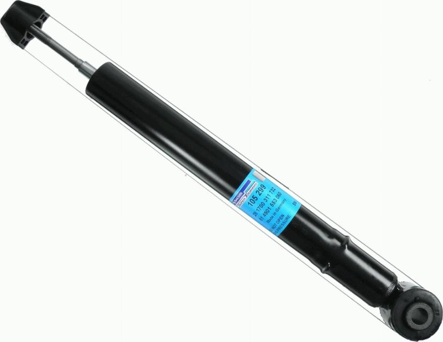 SACHS 105 299 - Shock Absorber parts5.com