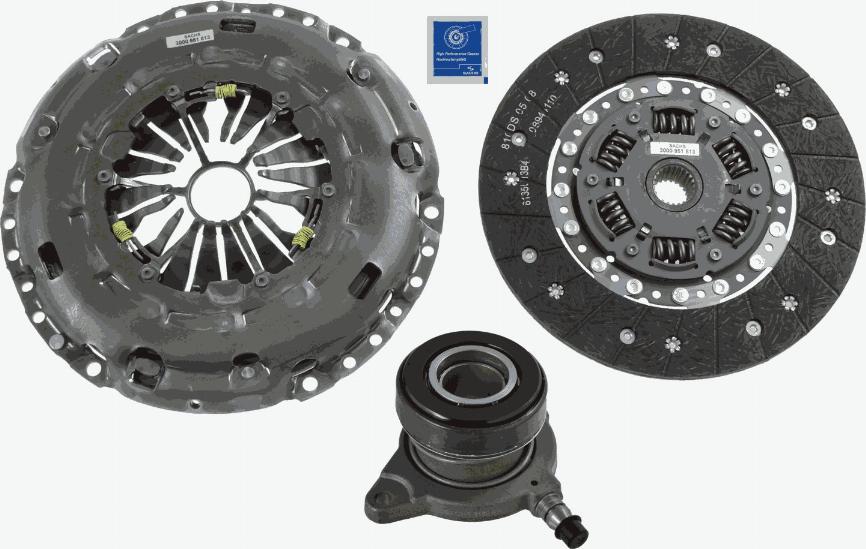 SACHS 3000 990 181 - Set ambreiaj parts5.com