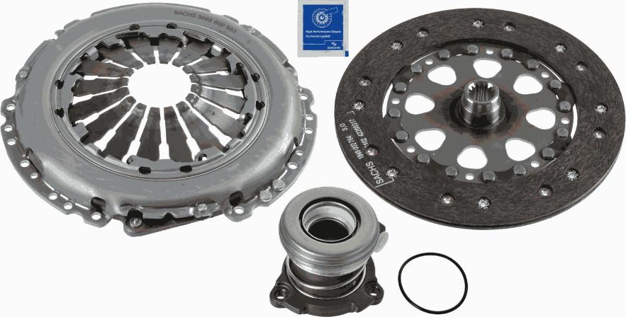 SACHS 3000 990 132 - Set ambreiaj parts5.com