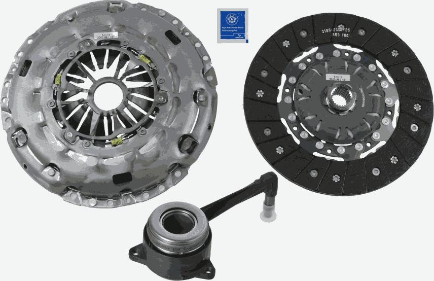 SACHS 3000 990 248 - Spojková sada parts5.com