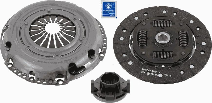 SACHS 3000 950 601 - Set ambreiaj parts5.com