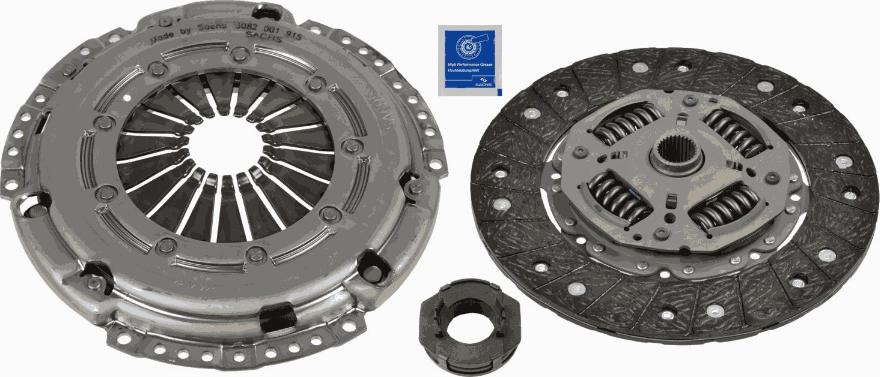 SACHS 3000 950 734 - Set ambreiaj parts5.com