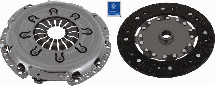 SACHS 3000 951 587 - Set ambreiaj parts5.com