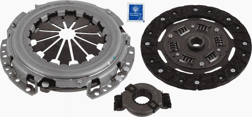 SACHS 3000 951 664 - Set ambreiaj parts5.com