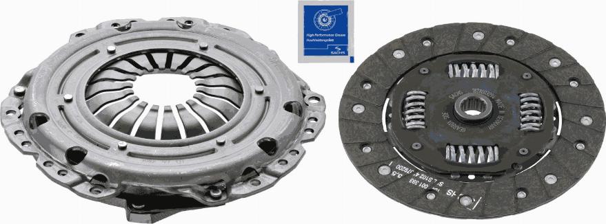 SACHS 3 000 951 046 - Set ambreiaj parts5.com