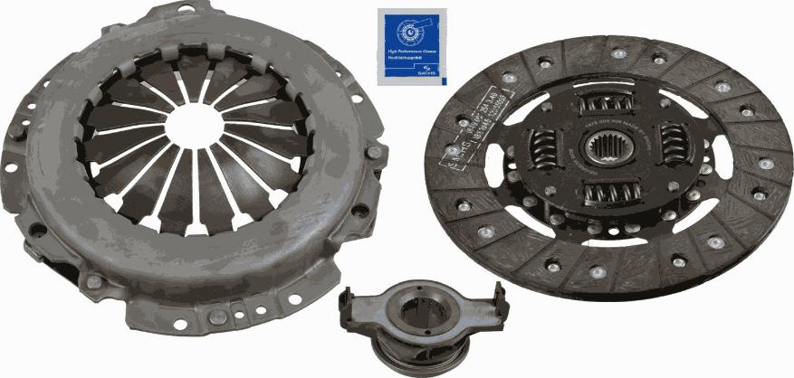 SACHS 3000 951 072 - Set ambreiaj parts5.com