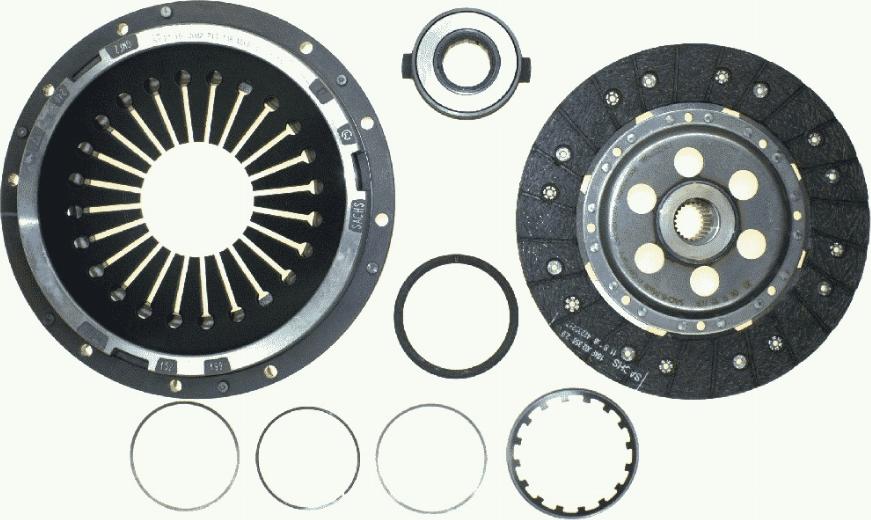 SACHS 3 000 951 791 - Set ambreiaj parts5.com