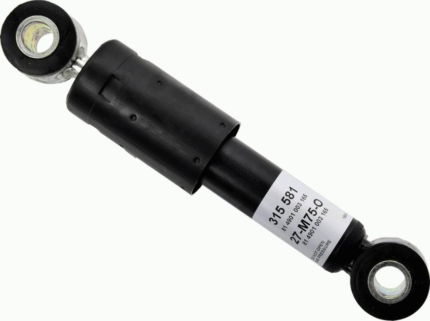 SACHS 315 581 - Amortiguador, suspensión de la cabina parts5.com