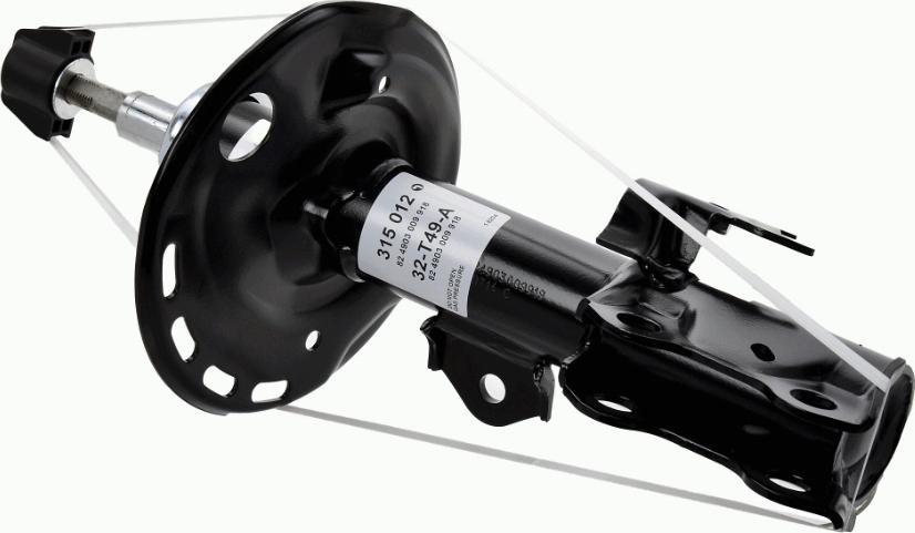 SACHS 315 012 - Amortyzator parts5.com