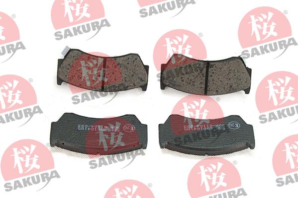 SAKURA 600-10-4185 - Set placute frana,frana disc parts5.com