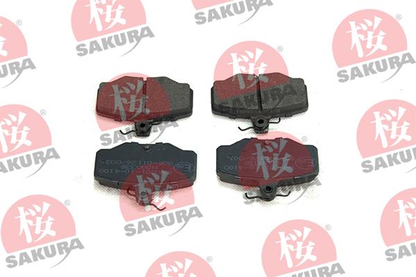 SAKURA 601-10-4100 - Set placute frana,frana disc parts5.com