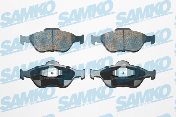 Samko 5SP949 - Zestaw klocków hamulcowych, hamulce tarczowe parts5.com