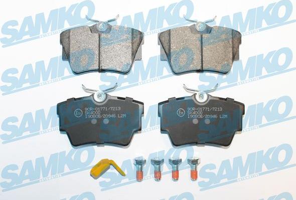 Samko 5SP946K - Bremsbelagsatz, Scheibenbremse parts5.com