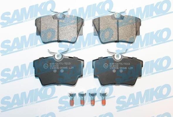 Samko 5SP946 - Fékbetétkészlet, tárcsafék parts5.com